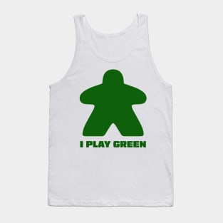 Meeple - I Play Green Tank Top